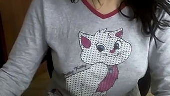 Die Soloshow Der Schönen Türkischen Webcam-Model